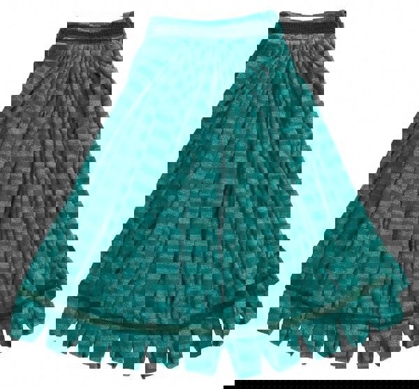 Tube Mop, Microfiber, Green, Medium, 1-In Green Headband